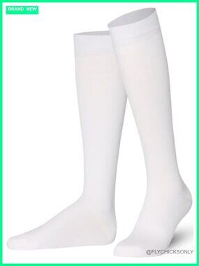 Knee High Socks Combed Cotton Seamless Toe Tall Long Socks